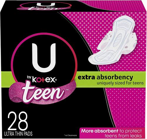  U by Kotex 超薄护翼卫生巾 28张  7.49加元