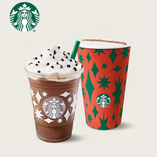  Starbucks 星巴克 Frappuccino 星冰乐及手工咖啡 买一送一！2月22日截止！