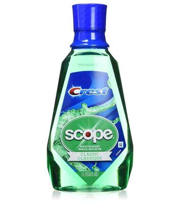  Crest Scope 薄荷漱口水 1升 3.78加元，保持清新口气