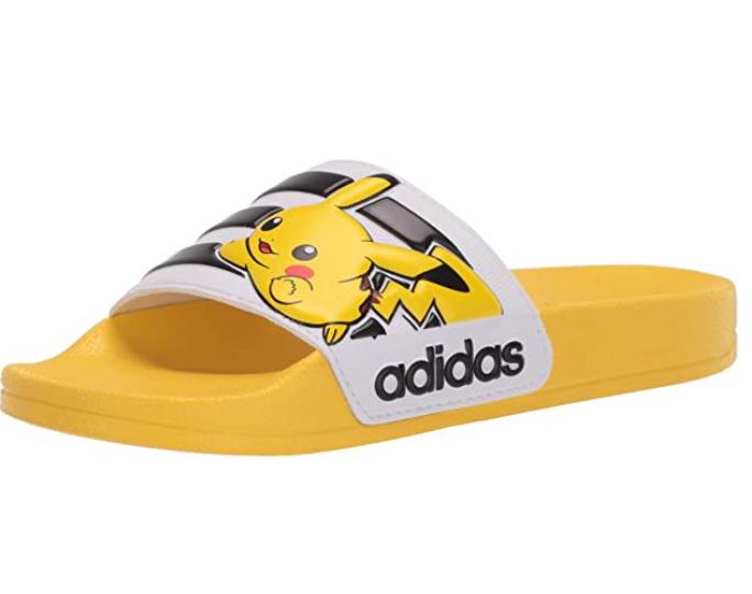  仅限今日！Adidas 儿童皮卡丘凉拖 19.2加元（6码），原价 32加元