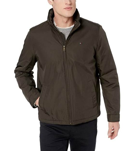  Tommy Hilfiger Poly-Twill男士薄款保暖夹克 55.41加元起+包邮！