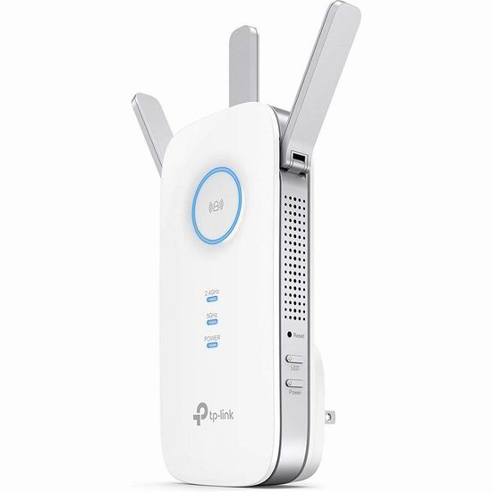  TP-LINK RE450 AC1750双频无线 wifi信号延伸/中继器6.7折 59.99加元包邮！