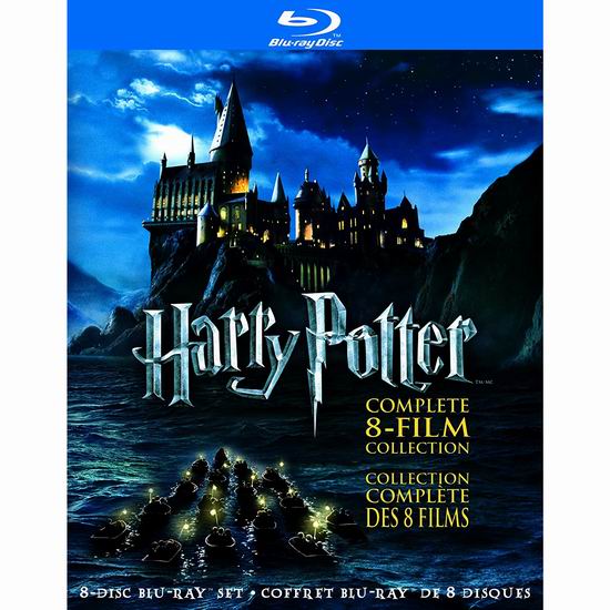  《Harry Potter 哈利波特》蓝光影碟全集 60.99加元包邮！