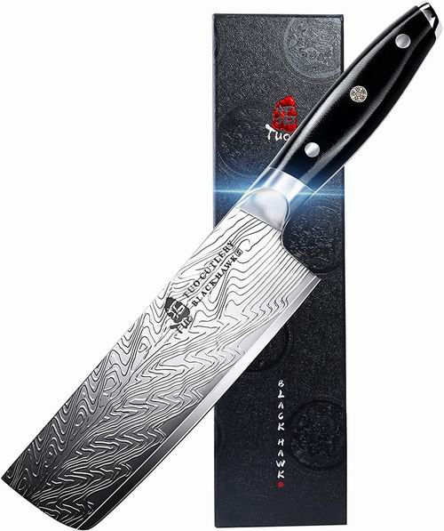  TUO Nakiri 6.5英寸波纹纹饰日本厨刀 52.95加元