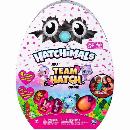  白菜价！历史新低！Hatchimals Season 3 Team Hatch 魔法宠物蛋桌游2.5折 4.97加元清仓！