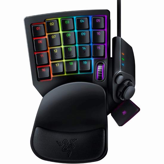  金盒头条：历史新低！Razer 雷蛇 Tartarus 塔洛斯魔蝎 v2 左手用游戏键盘5.5折 59.99加元包邮！