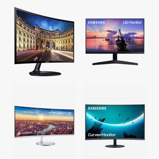  精选多款 Samsung 三星显示器、游戏显示器、曲面屏显示器5.7折起！