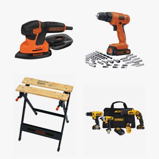  节礼周头条：精选 BLACK + DECKER、DeWalt 电钻、电磨机、锯片、锂电池等6.5折起！