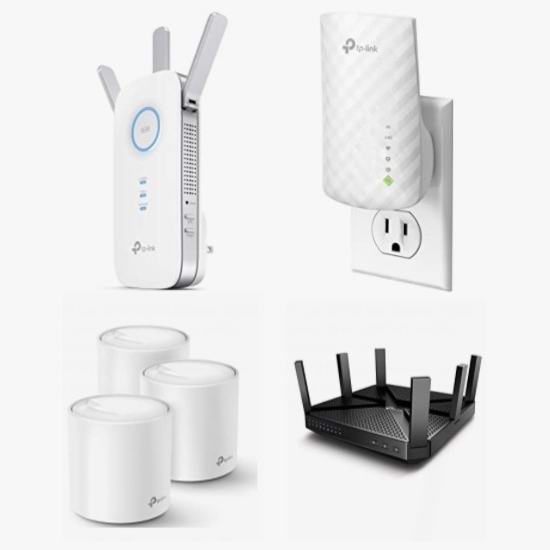  精选 TP-Link、D-Link 等品牌路由器、WiFi网格系统、信号延伸器、监控摄像头、集线器、无线网卡等5.5折起！