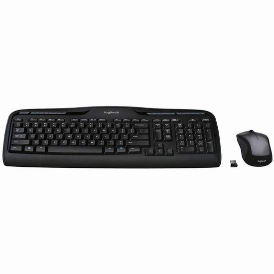  Logitech 罗技 MK335 无线键盘鼠标套装6.1折 39.99加元包邮！