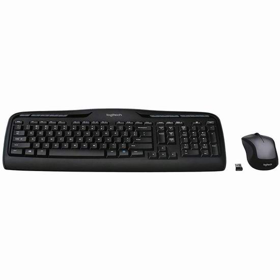  历史最低价！Logitech 罗技 MK335 无线键盘鼠标套装4.4折 29.99加元！