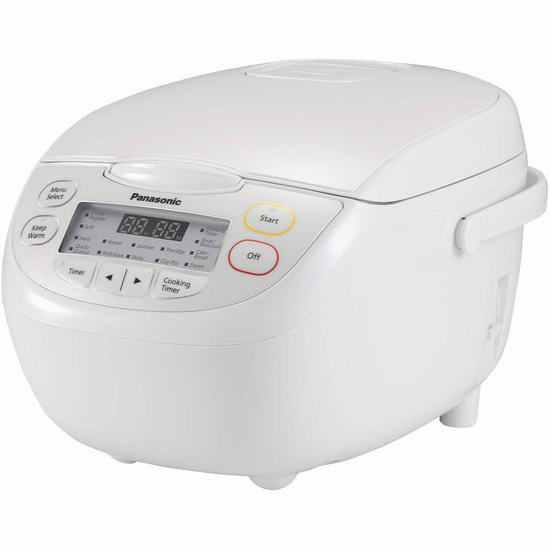  Panasonic 松下 SRCN108 5.5杯量 16合1 快思逻辑 智能电饭煲7.8折 119.99加元包邮！