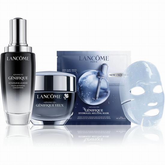  Lancome 兰蔻小黑瓶 黑五限量版超值装（价值247加元）变相6.7折 106.62加元+送3小样！