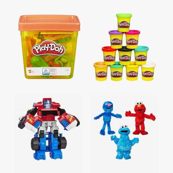  金盒头条：精选 Play-Doh 培乐多 橡皮彩泥、Hasbro 孩之宝 人偶玩具等7折起！