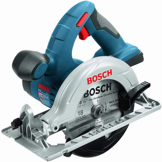  近史低价！Bosch 博世 CCS180B 18伏 6.5英寸 充电式圆锯（不含电池）5.6折 99.96加元包邮！