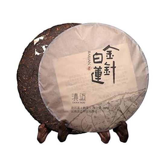  Dian Mai 滇迈 金针白莲 普洱茶熟茶饼（357克）19.05加元！