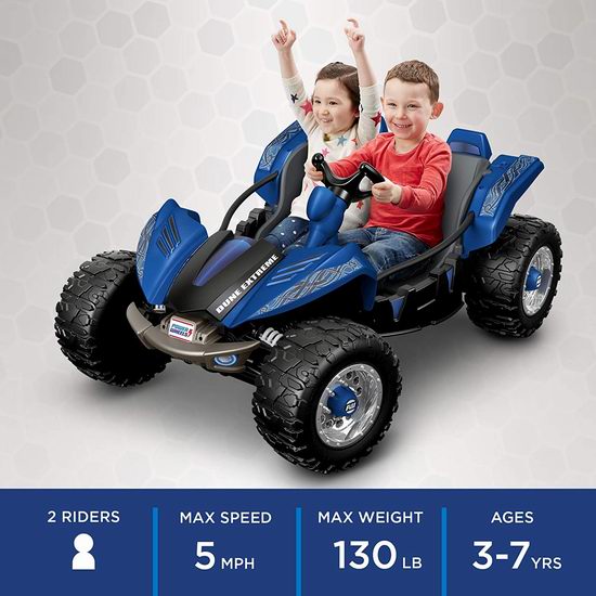  Fisher-Price 费雪 Power Wheels 儿童双人座 电动赛车6.2折 299.97加元包邮！