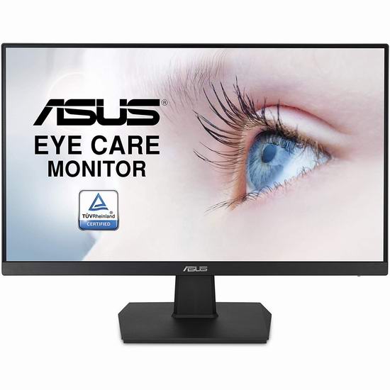  ASUS 华硕 VA24EHE 23.8英寸全高清护眼显示器5.9折 99.99加元包邮！