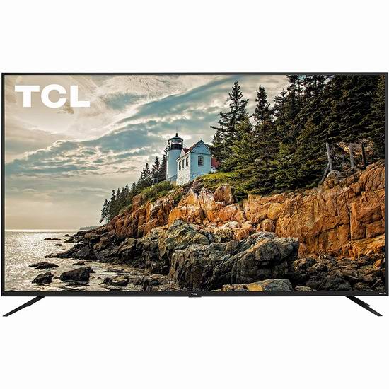  历史新低！TCL 75S425-CA 75英寸 4K超高清智能电视 899.99加元包邮！
