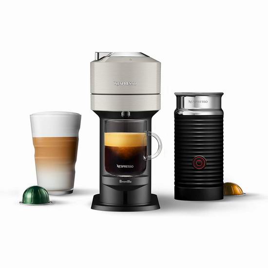 精选多款 Nespresso Vertuo Next 蓝牙智能胶囊咖啡机、及奶泡机套装5.8折 149.99-219.99加元包邮！