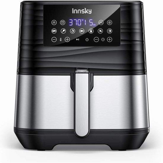  Innsky 5.8夸脱 健康无油 数字式空气炸锅 109.99加元（原价 149.99加元）+包邮！