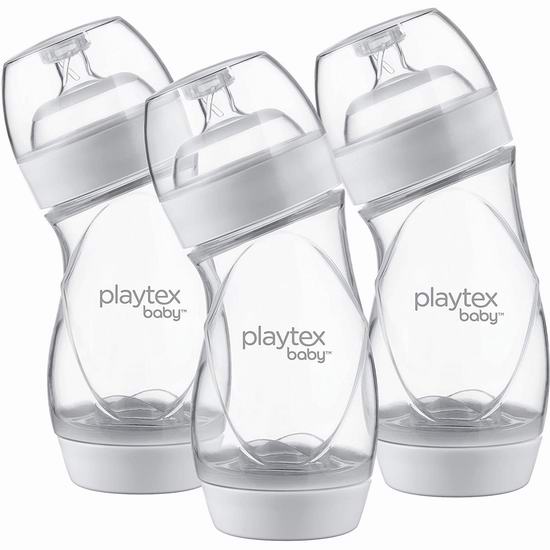  历史新低！Playtex VentAire 9盎司 婴儿防胀气奶瓶3件套 11.29加元包邮！