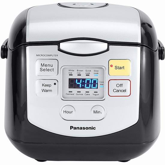  Panasonic 松下 SR-ZC075K 4杯量 微电脑智能电饭煲6.1折 79.99加元包邮！