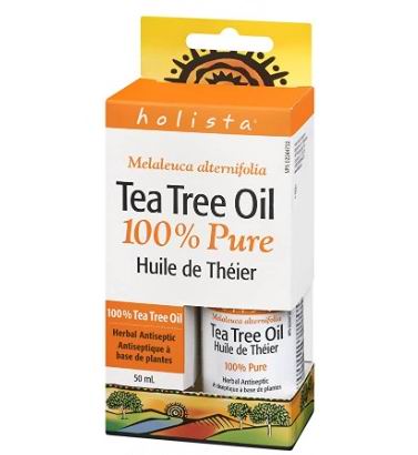  Holista 100%纯茶树精油 50毫升 12.02加元，抗菌杀菌 治疗预防痤疮及真菌感染