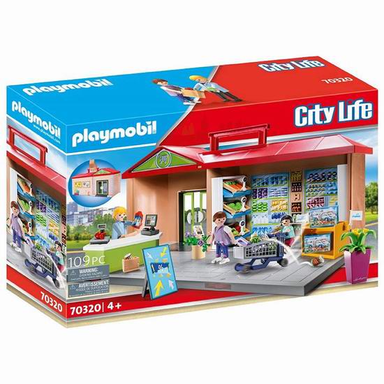 Playmobil Take Along 杂货铺 拼装玩具套装6折 29.97加元！