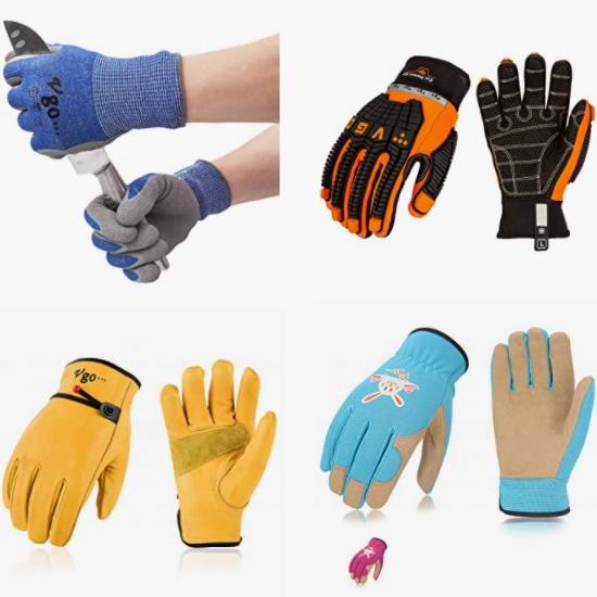  金盒头条：精选 Vgo 成人儿童工作手套、花园手套、防割手套6.1折起！