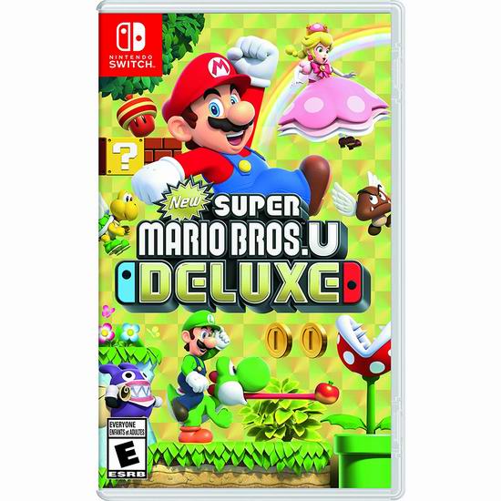  《New Super Mario Bros. U Deluxe 新超级马里奥兄弟U豪华版》Switch版游戏 54.95加元包邮！