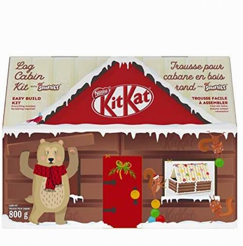Nestle KITKAT 圣诞节节日糖果小木屋礼盒装 800克 13.98加元