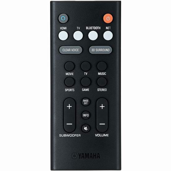 历史新低！Yamaha 雅马哈 YAS109 B 条形音箱 回音壁4.7折 189加元包邮！