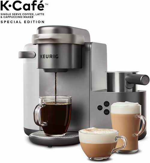  Keurig K-Cafe 咖啡机 198.99加元，原价 265.6加元，包邮