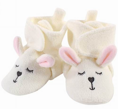  Hudson baby宝宝动物造型抓绒袜子靴/学步鞋 13.99加元（3款可选），原价 19.99加元