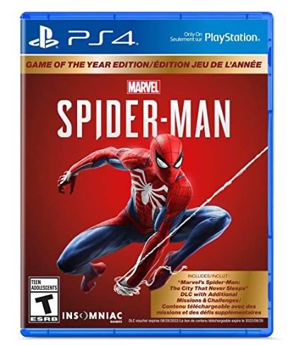 PS4 《蜘蛛侠》年度最佳游戏版 29.95加元，原价 49.99加元