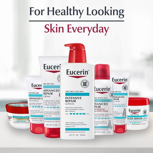  德国百年药妆品牌！精选 Eucerin 优色林护肤品 6.8折起！全面保湿修复霜 14.8加元（Shoppers原价 29.99加元）