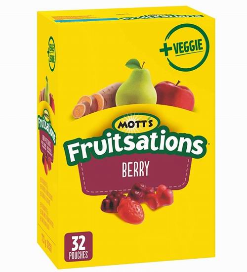  Mott's Fruitsations 水果风味软糖 32粒 5.2加元
