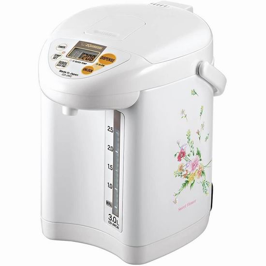  ZOJI 象印 CD-JWC30FZ Micom 3升量 白色微电脑保温 智能电热水壶 192.32加元包邮！