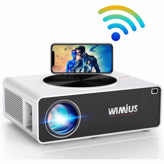  WiMiUS 原生1080P 7500流明 WiFi无线 家庭影院投影仪 237.99加元限量特卖并包邮！