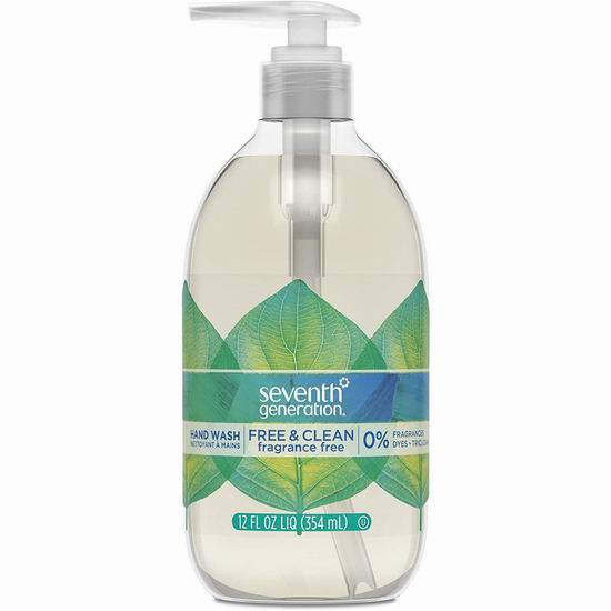  历史新低！Seventh Generation 纯天然无添加 植物洗手液（354ml）4.4折 1.75加元！