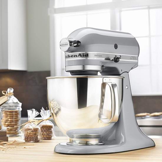  KitchenAid 厨宝 KSM150PSMC Artisan 名厨系列 5夸脱多功能厨师机6.4折 349.99加元包邮！2色可选！