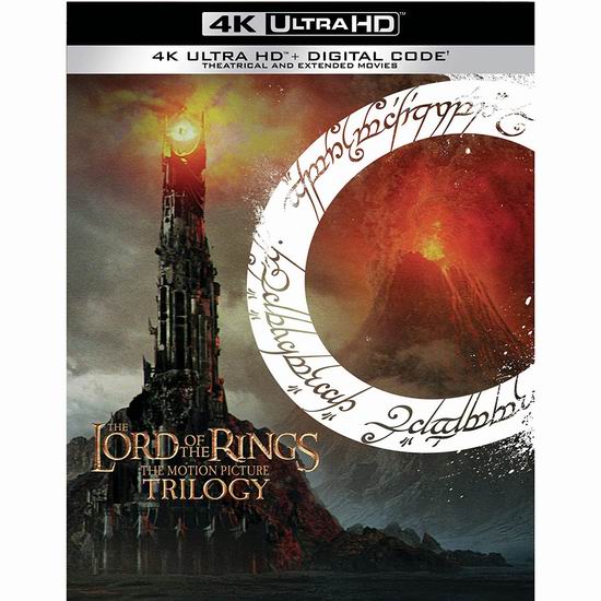 金盒头条：《Lord of the Rings 指环王》三部曲全集 4K完整版及剧场版蓝光影碟+数字版6.2折 70.99加元包邮！