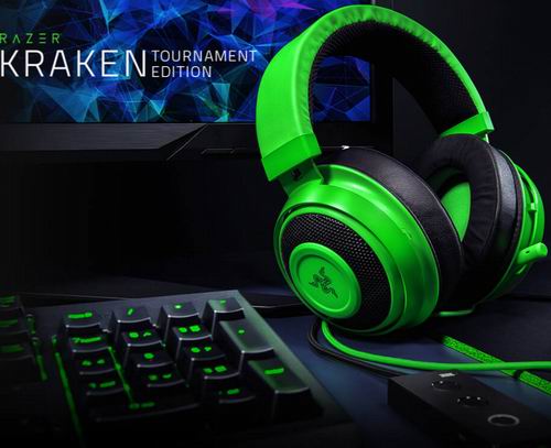  Razer Kraken 竞技版THX 7.1环绕声游戏头戴式耳机/降噪麦克风 5.4折 74.99加元（2色），原价 139.99加元，包邮