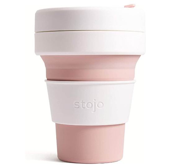  Stojo 折叠口袋旅行杯/水杯 玫瑰色 14.9加元，原价 16.29加元