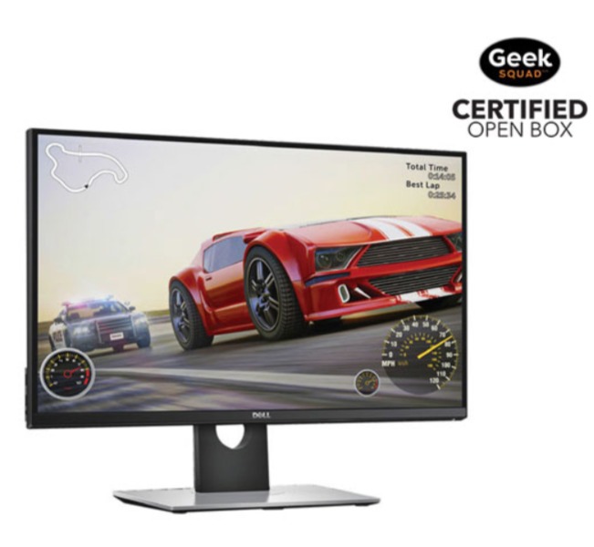  Dell S2716DG 27英寸WQHD 144Hz 1ms GTG TN LED G-SYNC 游戏显示器 299.99加元，原价 449.99加元，包邮