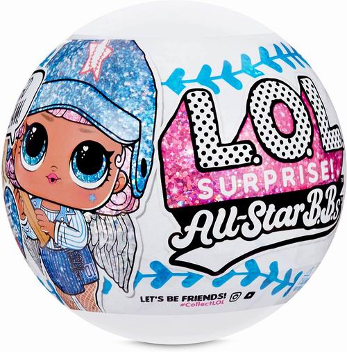  L.O.L. Surprise 全明星B.B.s体育系列棒球娃娃 11.89加元，原价 16.97加元