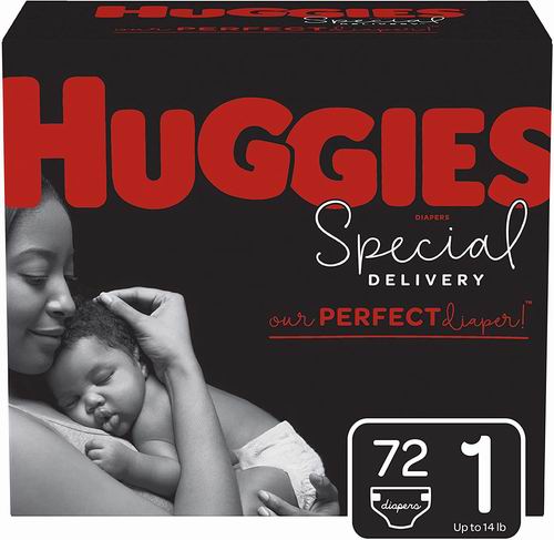  Huggies Special Delivery Size 1幼儿纸尿裤 72片装 18.98加元，原价 24.56加元