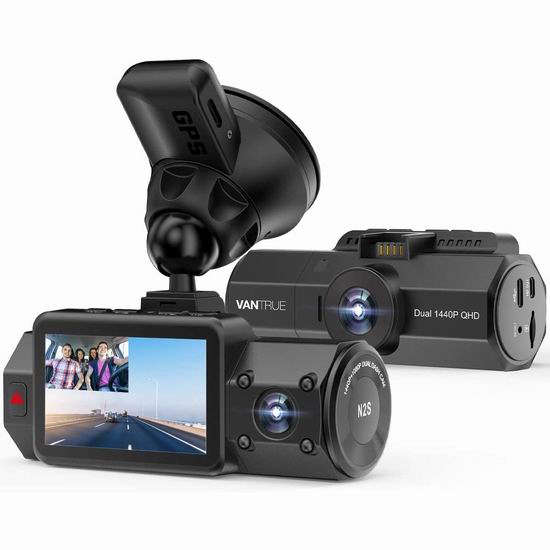  网购周头条：历史新低！Vantrue N2S 4K超高清 双镜头 夜视行车记录仪 202.99加元包邮！