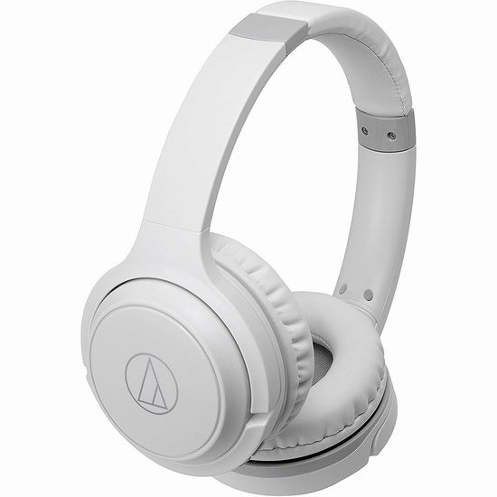  Audio-Technica 铁三角 ATH-S200BTWH 无线蓝牙头戴式耳机6折 59.99加元包邮！